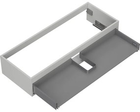 Mexen Box-A, závesná skrinka 120 cm, 1 zásuvka, sivá matná, 91AX0-1200-235-1-62