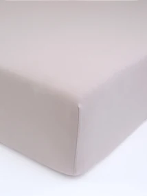 Jersey plachta s elastanom Deluxe 140 × 200 cm – cappuccino