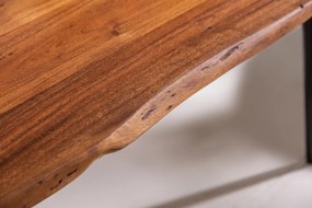 Dizajnový konferenčný stolík Lorelei 110 cm akácia