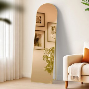 Zrkadlo Moline 140x40 cm - zlaté lesklé