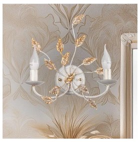 ONLI - Nástenné svietidlo COLLANA 1xE14/6W/230V biela/zlatá