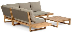 Set záhradného nábytku z akáciového dreva Kave Home Flaviina