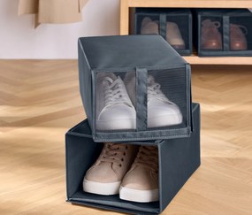 Skladacie boxy na topánky, 2 ks