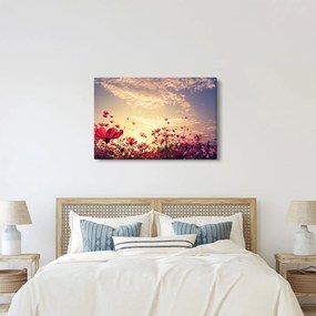Obraz - Lúka s kvetmi (90x60 cm)