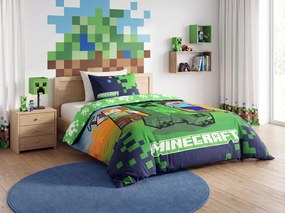 Detské obliečky MINECRAFT HEROES farebné Rozmer obliečky: 70 x 80 cm | 140 x 200 cm