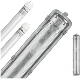 Brilagi -LED Tech. žiarivkové svietidlo OPTIMA T8 2xG13/9W/230V 4000K IP65 67,5 cm