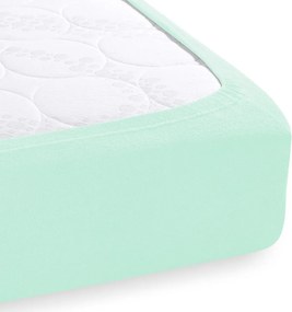 Froté napínacie prestieradlo FR-034 Mintové 200 x 200 - výška 20 cm