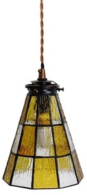 Stropová tiffany lampa Ø15*115 SKAT