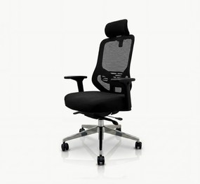 Ergonomická kancelárska stolička so sieťovinou čierna AXIS