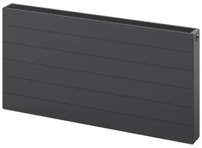 Mexen, Mexen Line CVL22 panelový radiátor 600 x 700 mm, spodné pripojenie, 1108 W, antracit - W622L-060-070-66