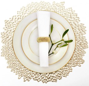 SADA 6 KS PRESTIERANIE NA STÔL ELEN (FI) 38 CM STRIEBORNÁ