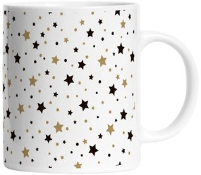 Biely keramický hrnček s vianočným motívom 330 ml – Butter Kings