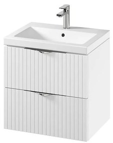 Cersanit S801-545 - Závesná kúpeľňová skrinka s umývadlom TIRSO 60x45 cm biela