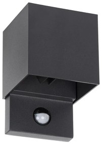 Kanlux 28994 - LED vonkajšie nástenné svietidlo so senzorom REKA LED/7W/230V IP54 antracit