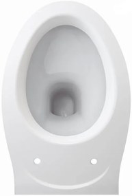 Cersanit MITO RED, závesná WC misa 520x355x375 mm + WC sedátko z polypropylénu, biela, TS501-009