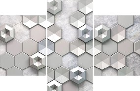 Obraz 3D abstrakcie (90x60 cm)