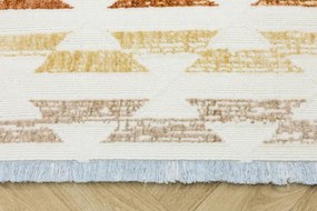 Koberec BROADWAY C0784 biely / žltý / krémový