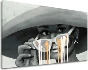 Obraz na plátne ŽENA V KLOBÚKU 001