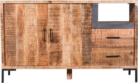 XXXLutz KOMODA, mangové drevo, prírodná farba, 145/87/40 cm MID.YOU - Komody - 002367014201
