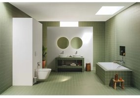 Roca A3270MJ000 - Keramické umývadlo GAP na dosku, pr. 39 cm, biele