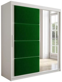 Skriňa Tapi 180 Biely/zelená