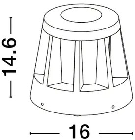Vonkajšie LED lampa Stark