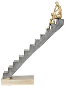 Stairway dekorácia čierna/zlatá