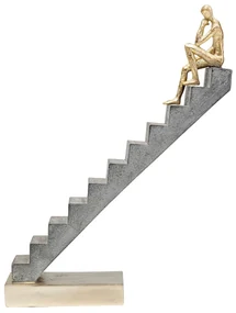 Stairway dekorácia čierna/zlatá