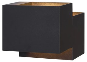 Moderná nástenná lampa čierna 2-svetlá - Transfer Double