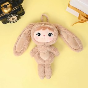 Metoo bábika Zajko malý 30 cm, Karamelový