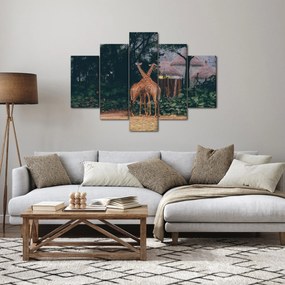 Obraz dvoch žiráf (150x105 cm)