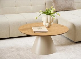 Konferenčný stolík Soli 85 cm, matný dub (24073)