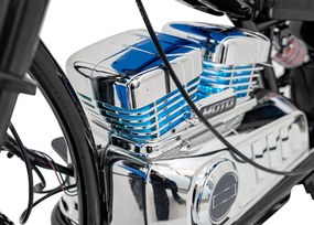 Ramiz Chopper Warrior Motocykel čierny