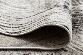 Koberec MATEO 8035/944 palmové listy - štrukturálny sivý / béžový
