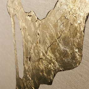 Ručne maľovaný obraz 90x120 cm Wild Horizon Gold – Malerifabrikken