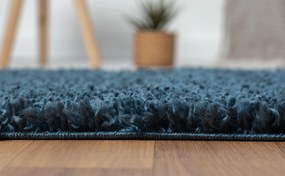 My Flair, Behúň My Shaggy dunkelblau, 80x300, modrá, chodba / predsieň