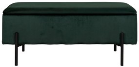 Dizajnová lavica Maija 95 cm zelený zamat - Skladom na SK