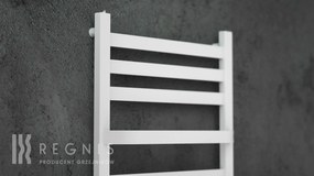 Regnis LOX DUO, vykurovacie teleso 530x1480mm, 712W, biela matná, LOXDUO1500/540/D500/WHITE