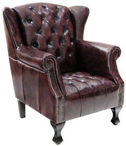 furniture-nabytek.cz - Kožené kreslo Chesterfield