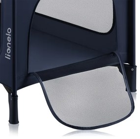 Lionelo - Cestovná postieľka JASMIN EASY FOLD námornícka modrá