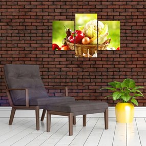Obraz - Zelenina (90x60 cm)