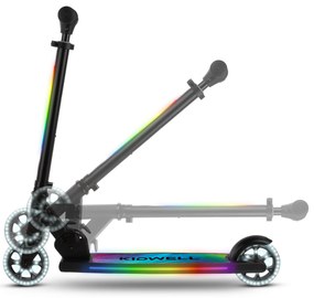 Kidwell Skladacia detská kolobežka MIDO s LED osvetlením, 120 mm kolesá, ABEC-7