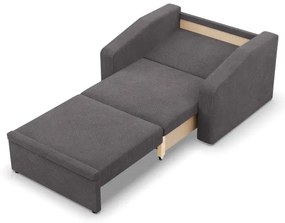 Kreslo ORBIT Poso rozkladacie, tmavosivé