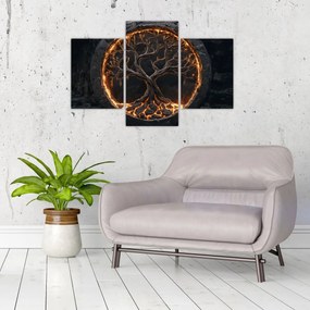 Obraz – Strom života v láve I. (90x60 cm)