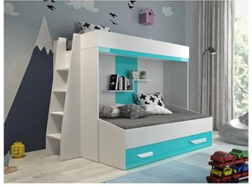 SB Multifunkčná poschodová posteľ Party 17 - viac farieb Farba: Biela