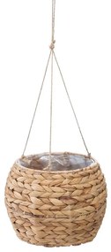 ZÁVESNÝ KVETINÁČ Z MORSKEJ TRÁVY AYA NATURAL 26X18,5 CM+16X15 CM HNEDÁ