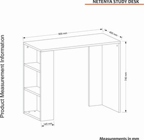 Pracovný stôl Netenya White