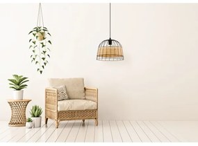 Eglo 55709 - Luster na lanku ANWICK 1xE27/40W/230V ratan