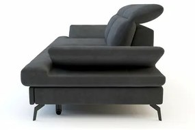 Rozkladacia pohovka pre 3 osoby FIJI grafitová