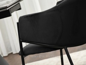 Jedálenská stolička Conquisto (čierna). Akcia -16%. Vlastná spoľahlivá doprava až k Vám domov. 1136479